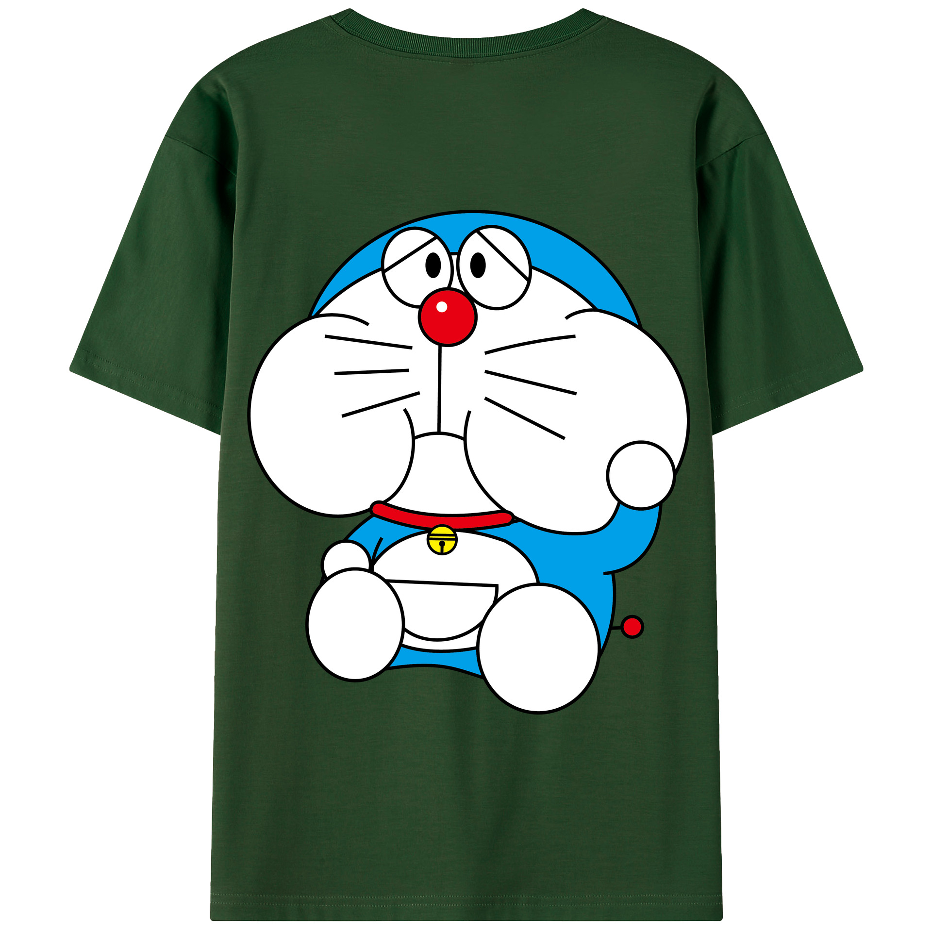 （画像用） ドラえもん Doraemon 綿100％半袖Tシャツ（背面プリント）